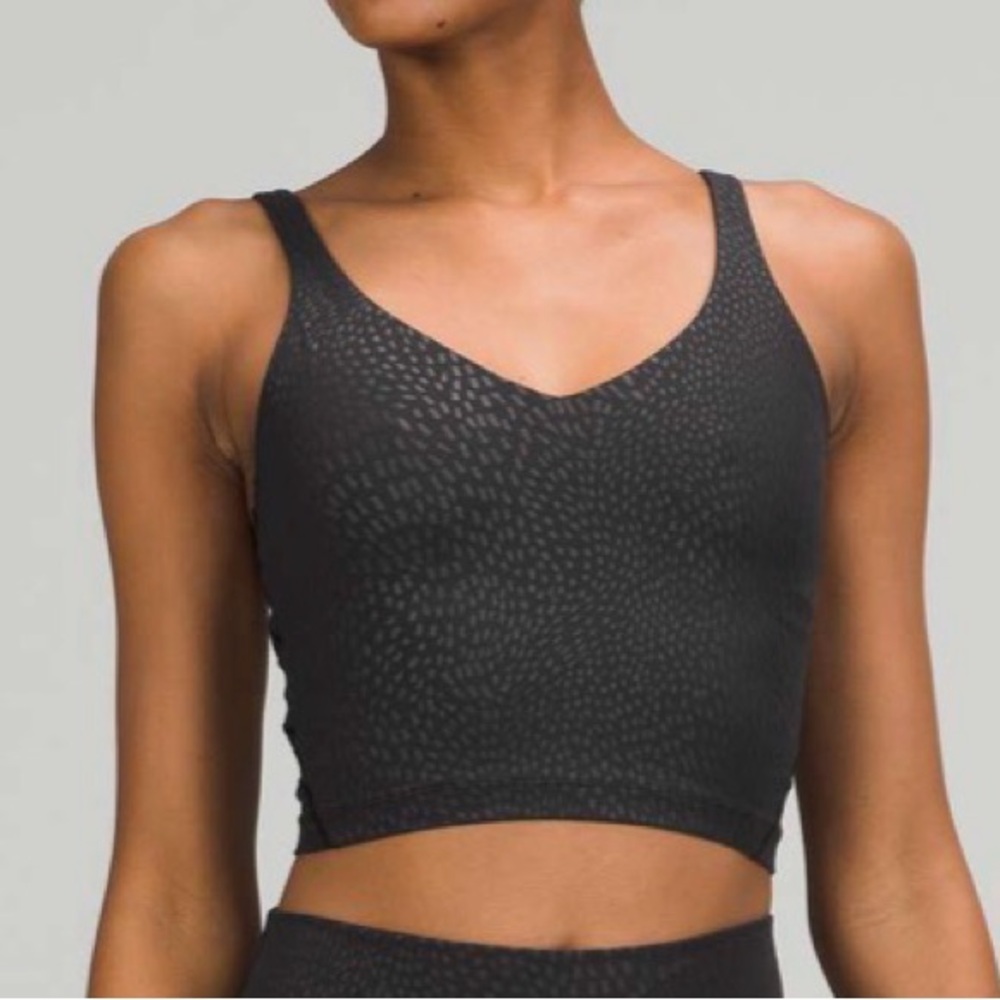 Lululemon Align Tank Top Jewel Emboss Black